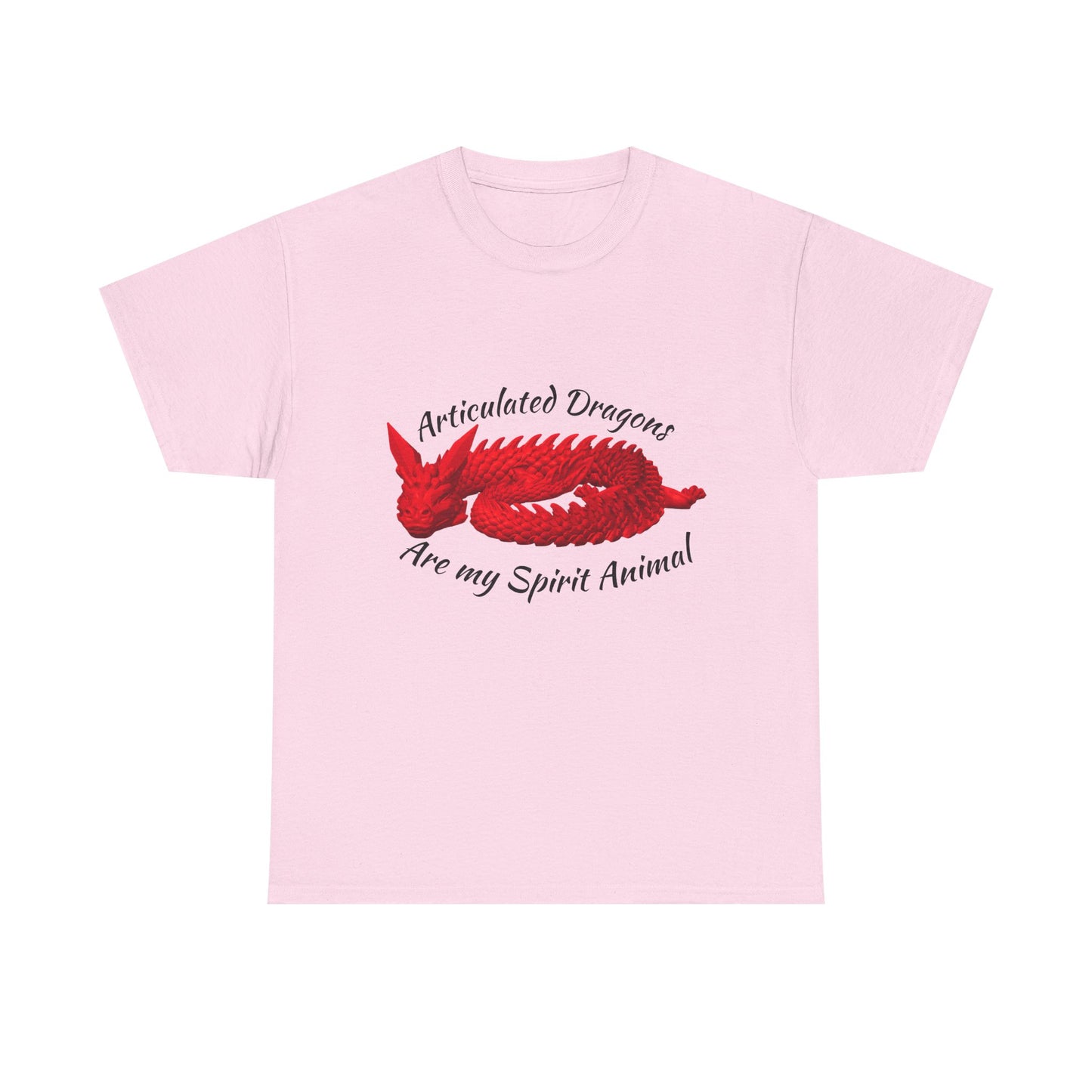 Articulated Dragons Spirit Animal Tee, Unisex Cotton T-Shirt, Dragon Lover Gift, Fantasy Apparel, Unique Graphic Tee