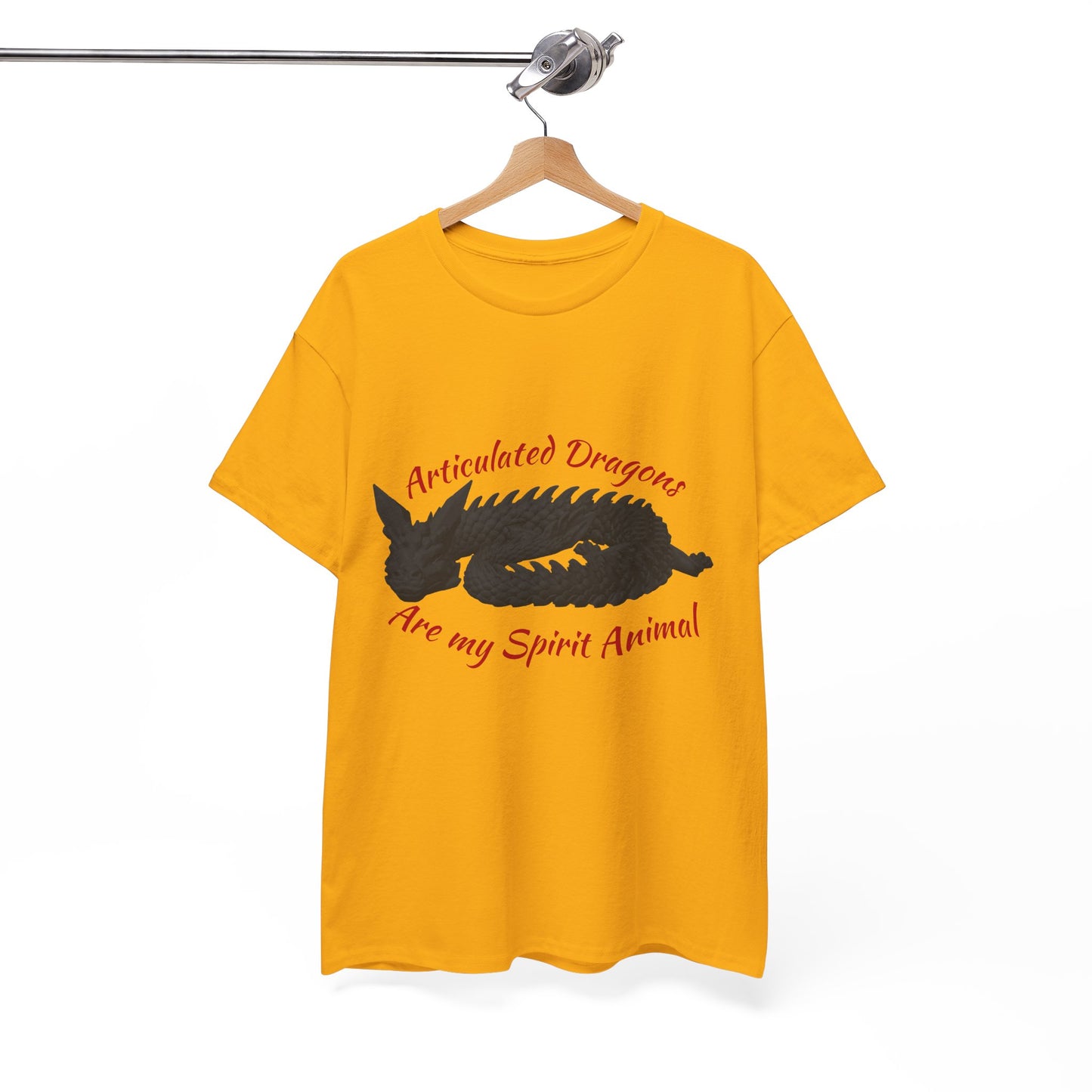 Black Articulated Dragons Spirit Animal Tee, Unisex Cotton T-Shirt, Dragon Lover Gift, Fantasy Apparel, Unique Graphic Tee