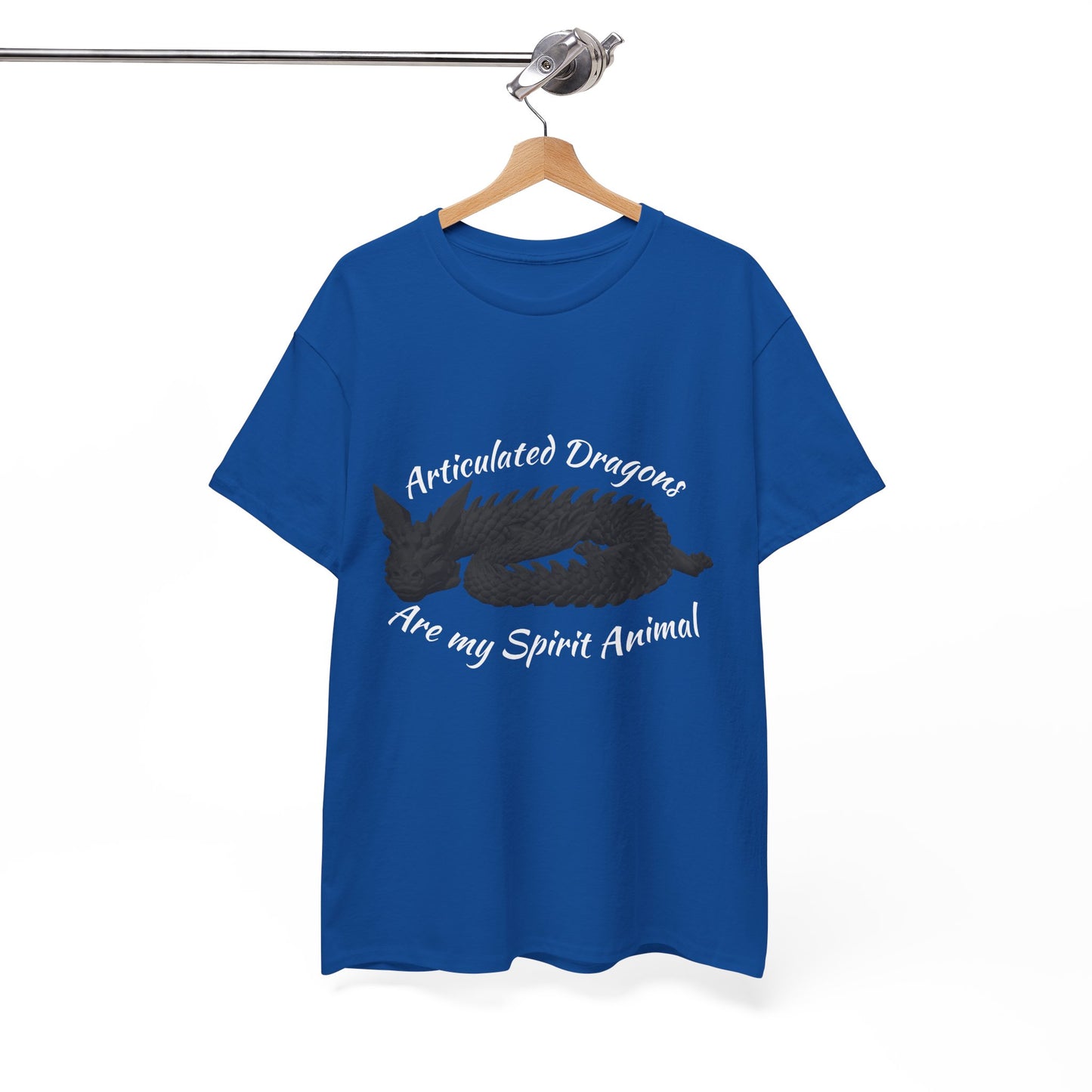 Black Articulated Dragons Spirit Animal Tee, Unisex Cotton T-Shirt, Dragon Lover Gift, Fantasy Apparel, Unique Graphic Tee