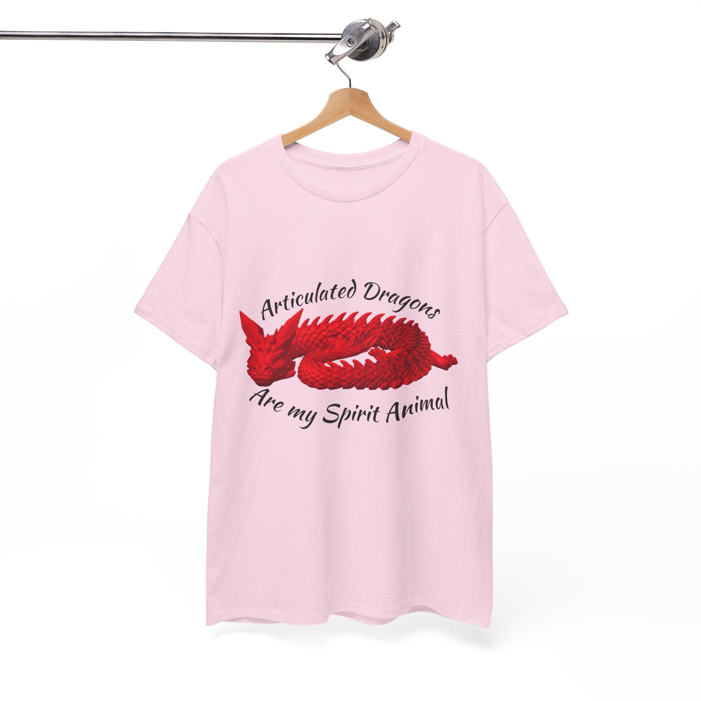 Articulated Dragons Spirit Animal Tee, Unisex Cotton T-Shirt, Dragon Lover Gift, Fantasy Apparel, Unique Graphic Tee