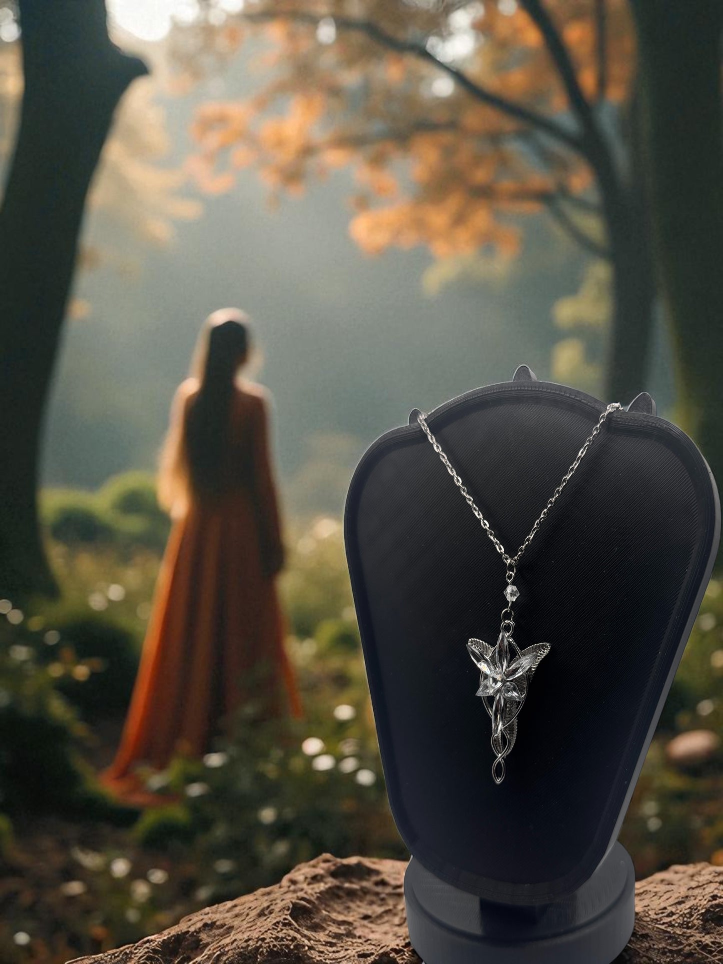 🌟 “Evenstar of the Elves” — Arwen-Inspired Pendant Necklace - MacGuffin Shop