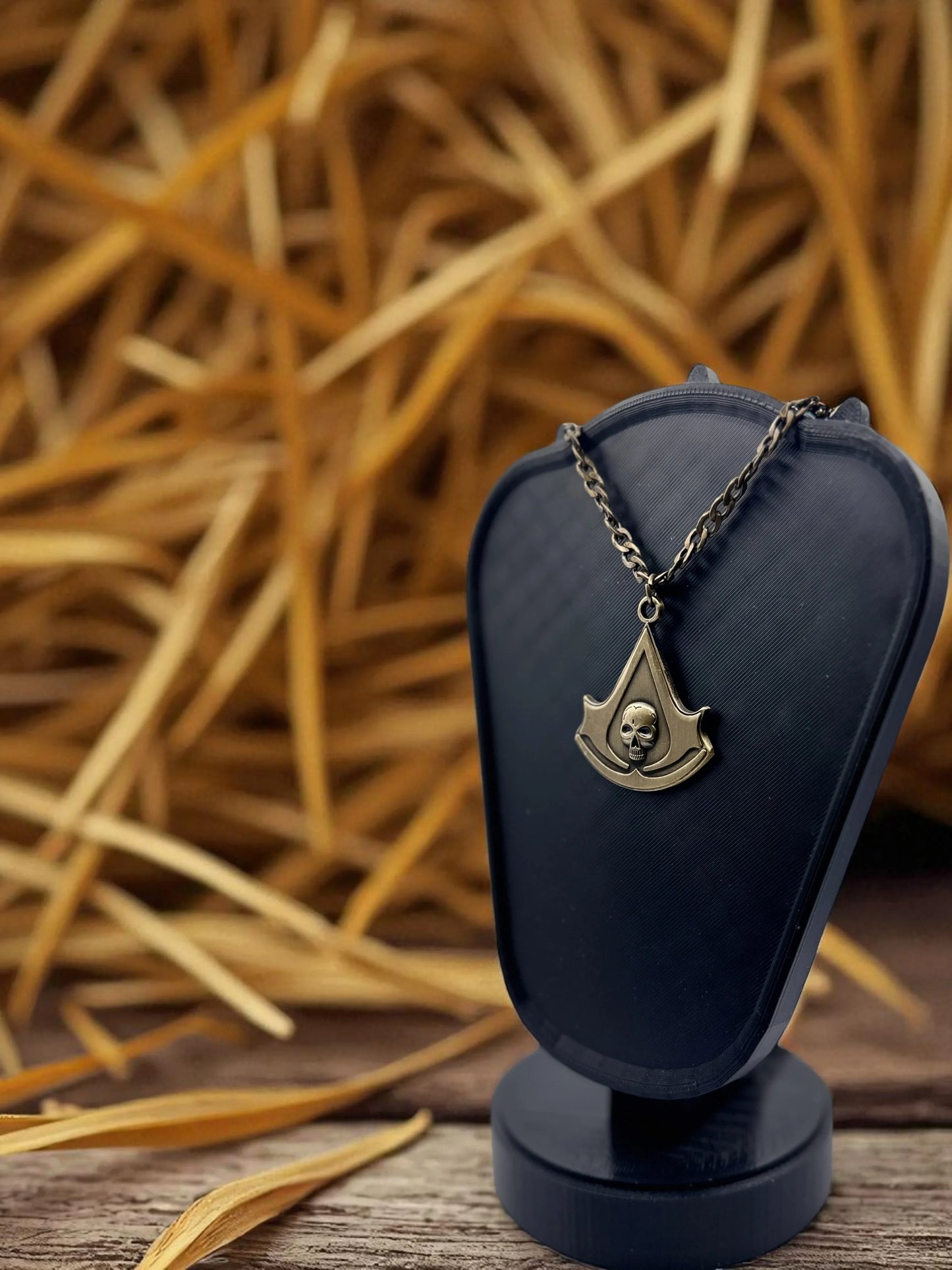 🗡️ “Mark of the Brotherhood” — Assassin’s Creed Pendant Necklace - MacGuffin Shop