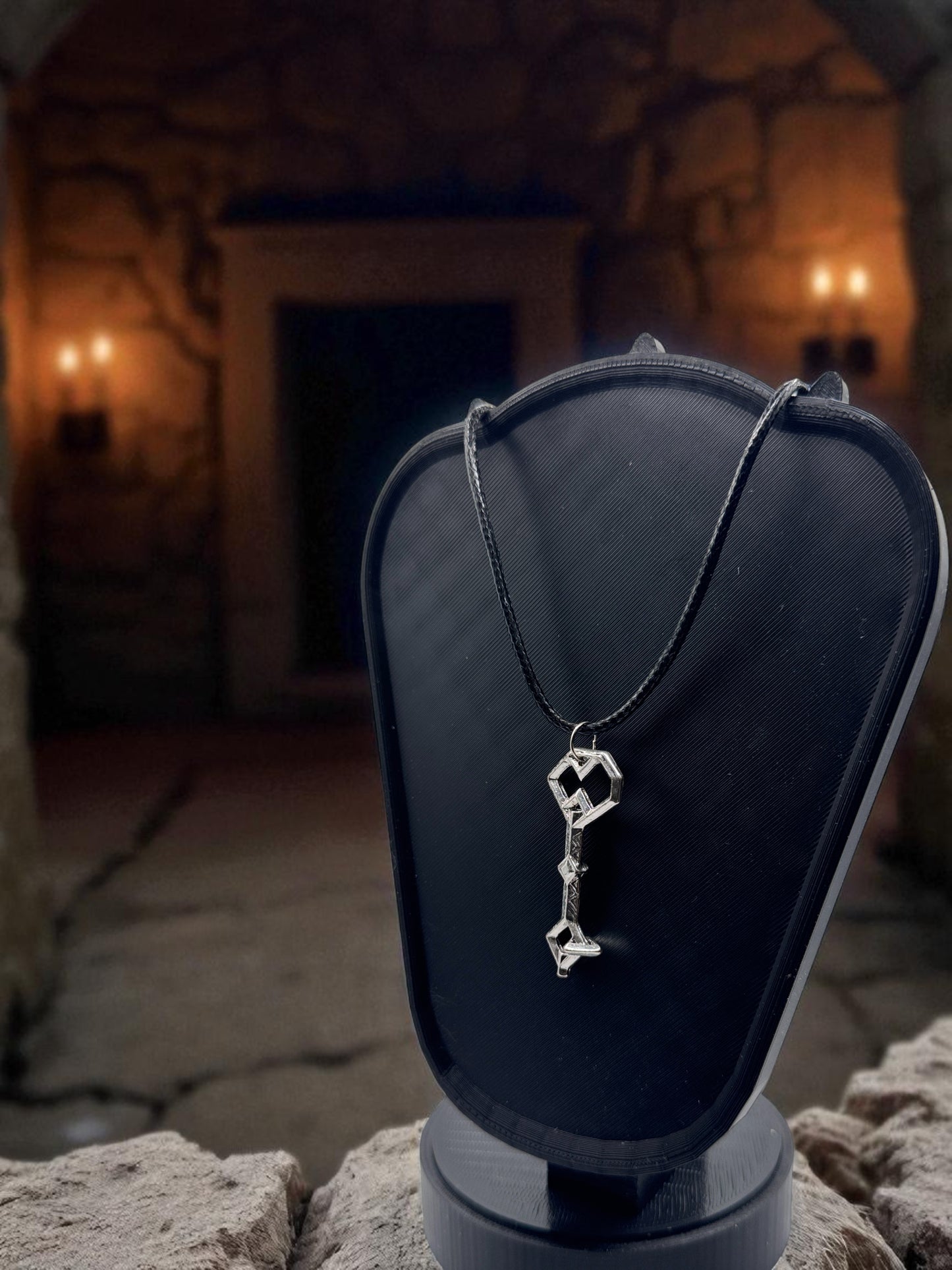 ⛰️“Key to the Mountain” — Dwarven Relic Pendant Necklace - MacGuffin Shop