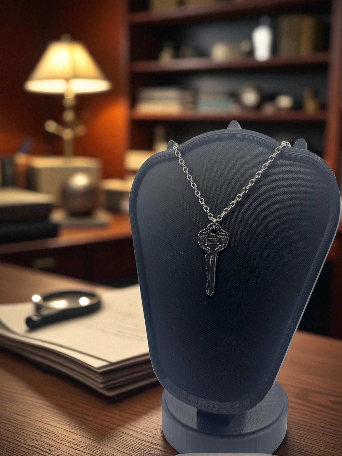 🕵 “Key to Baker Street” — Sherlock Holmes 221B Pendant Necklace - MacGuffin Shop