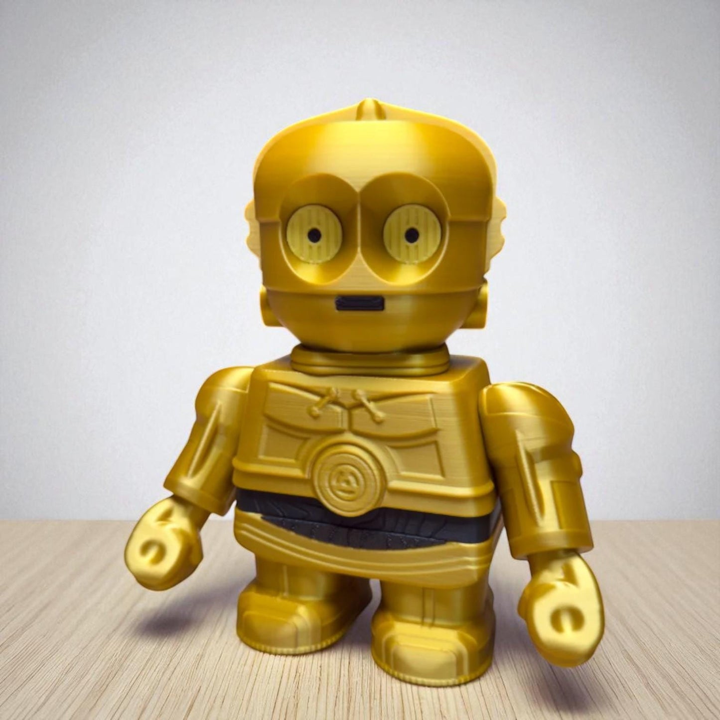 Chunk-3PO: 3D Printed Sci-Fi Droid Figure