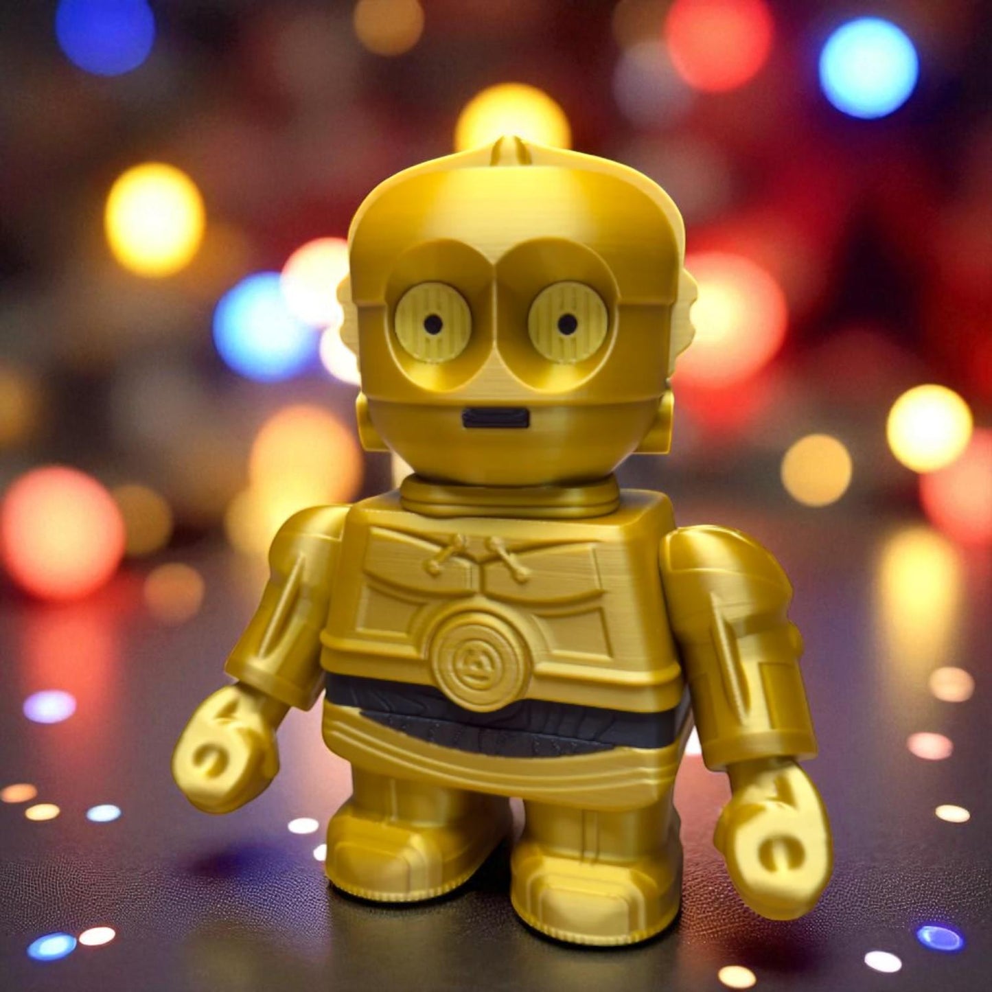 Chunk-3PO: 3D Printed Sci-Fi Droid Figure