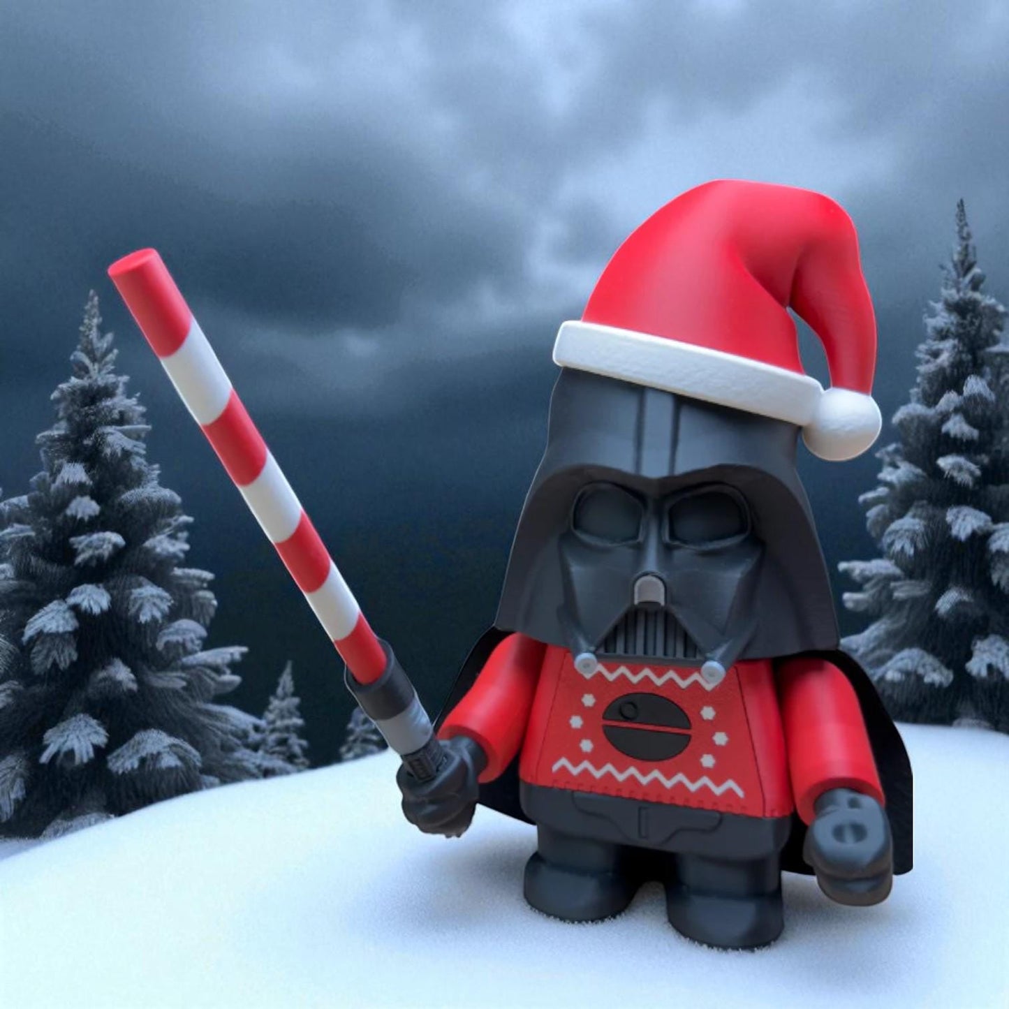 Christmas Chunk Vader - Chunkables Action Figure
