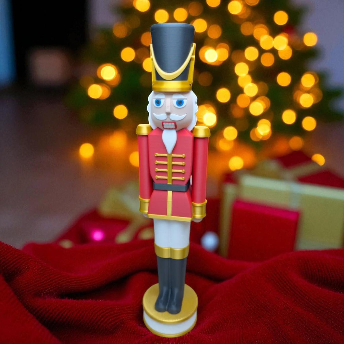 Classic Red and Black Chunkable Nutcracker