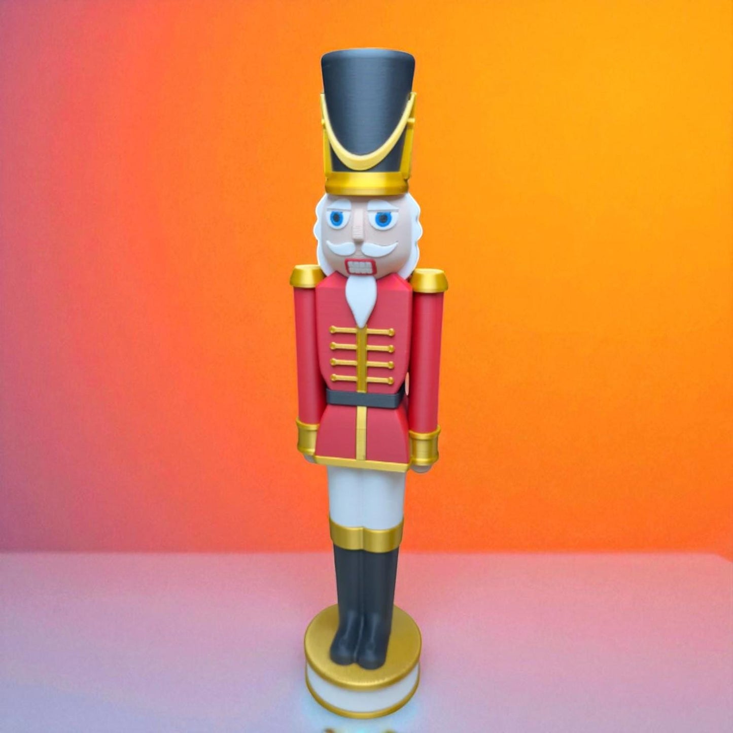 Classic Red and Black Chunkable Nutcracker