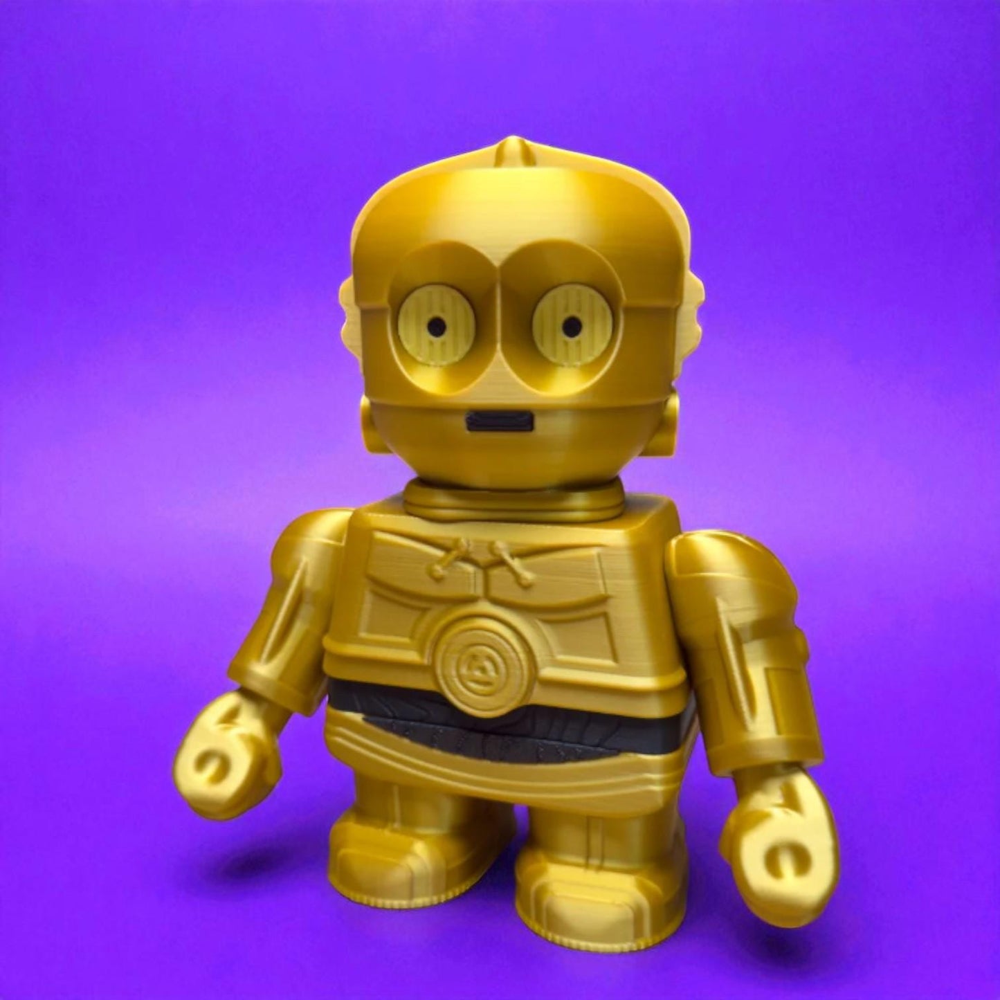 Chunk-3PO: 3D Printed Sci-Fi Droid Figure