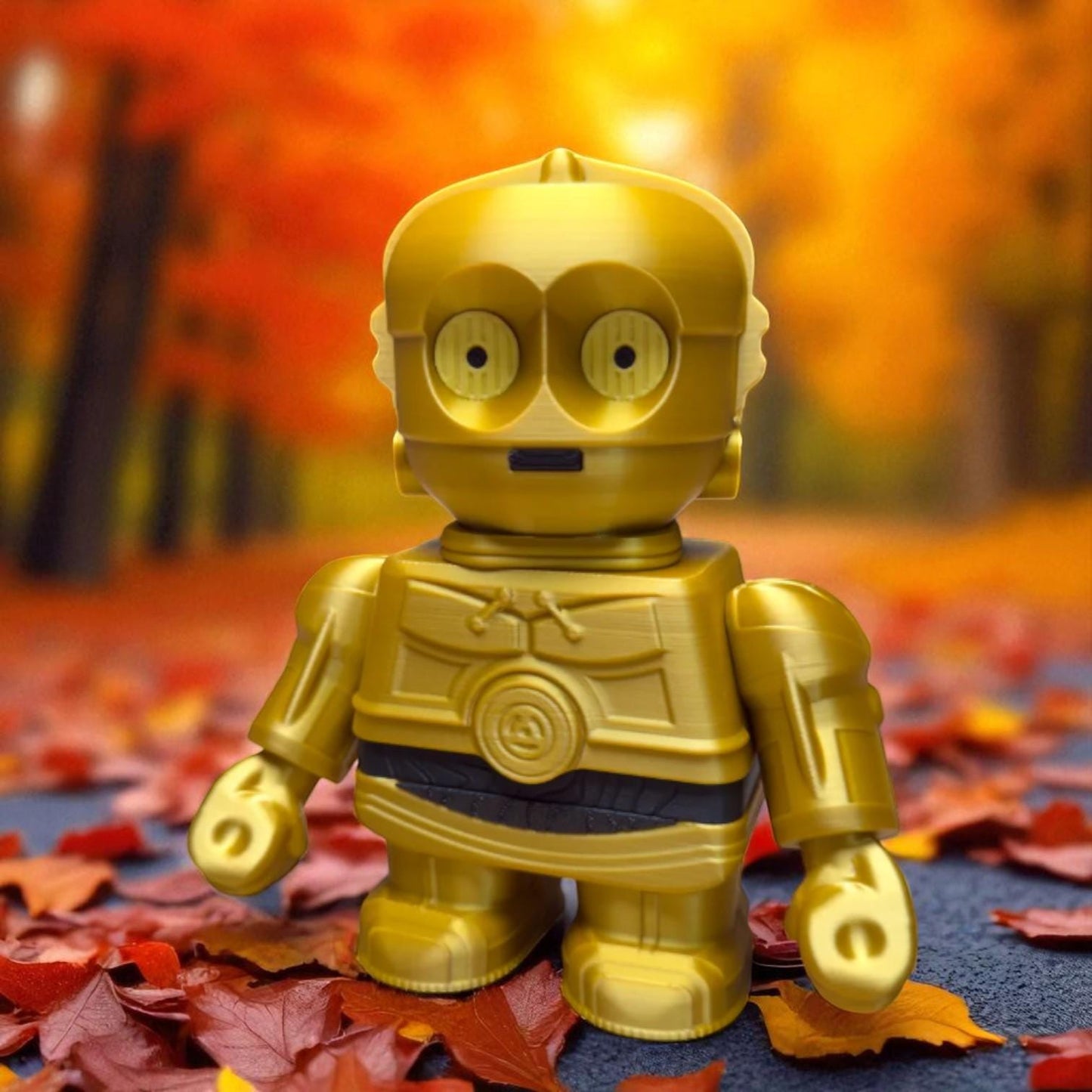 Chunk-3PO: 3D Printed Sci-Fi Droid Figure