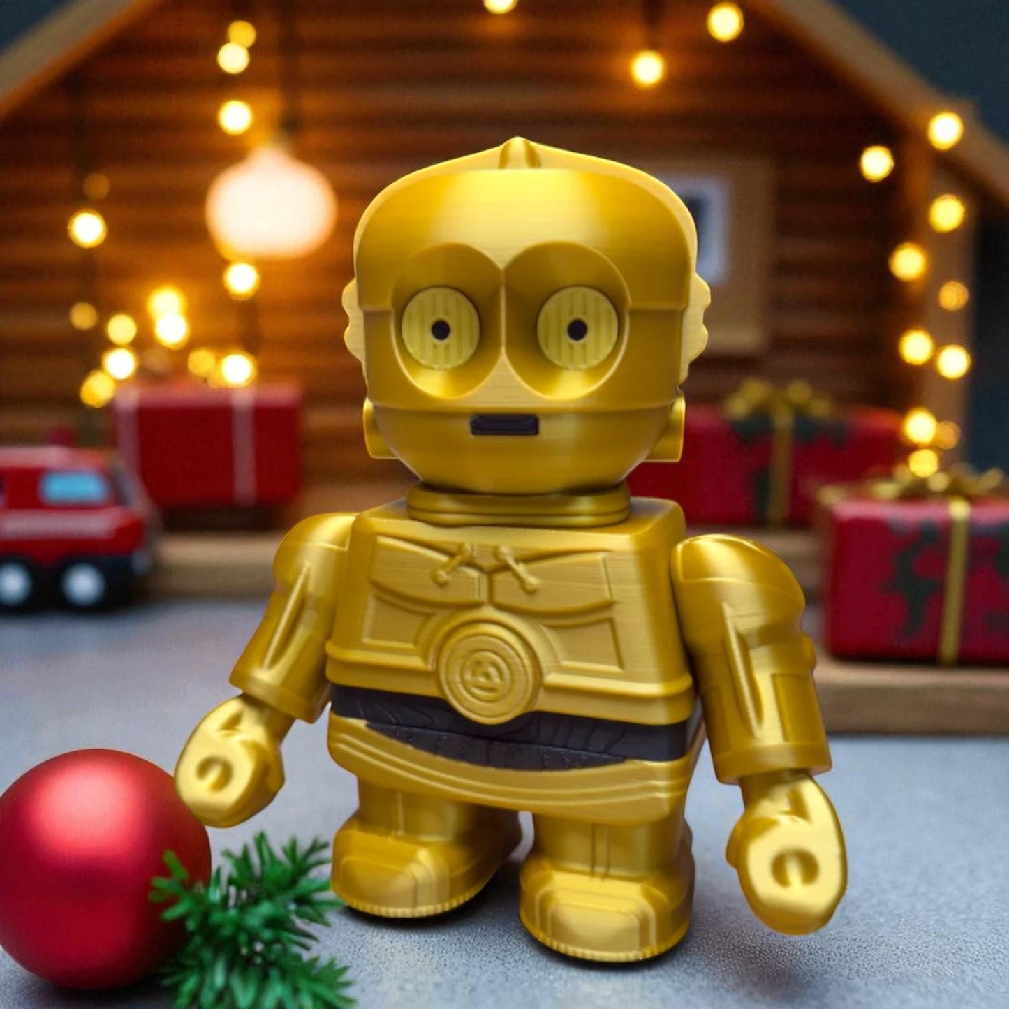 Chunk-3PO: 3D Printed Sci-Fi Droid Figure