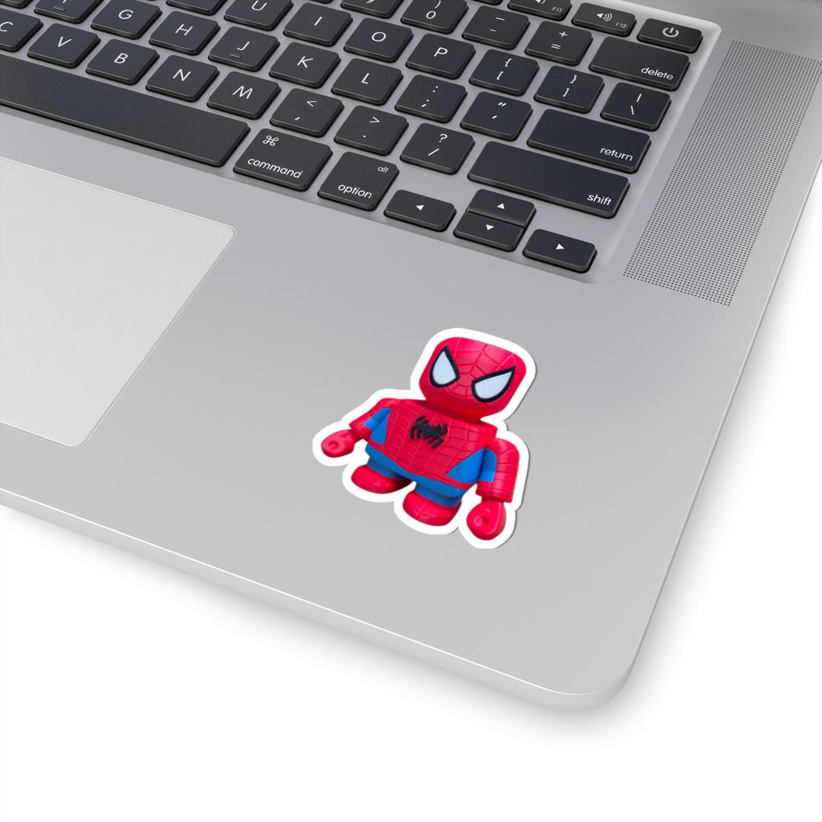 Spider-Man Chunkables Sticker, Marvel Superhero Decal, Comic Book Lover Gift, Laptop Water Bottle Decor, Fun Kids Room Art, Vinyl Car Bumper