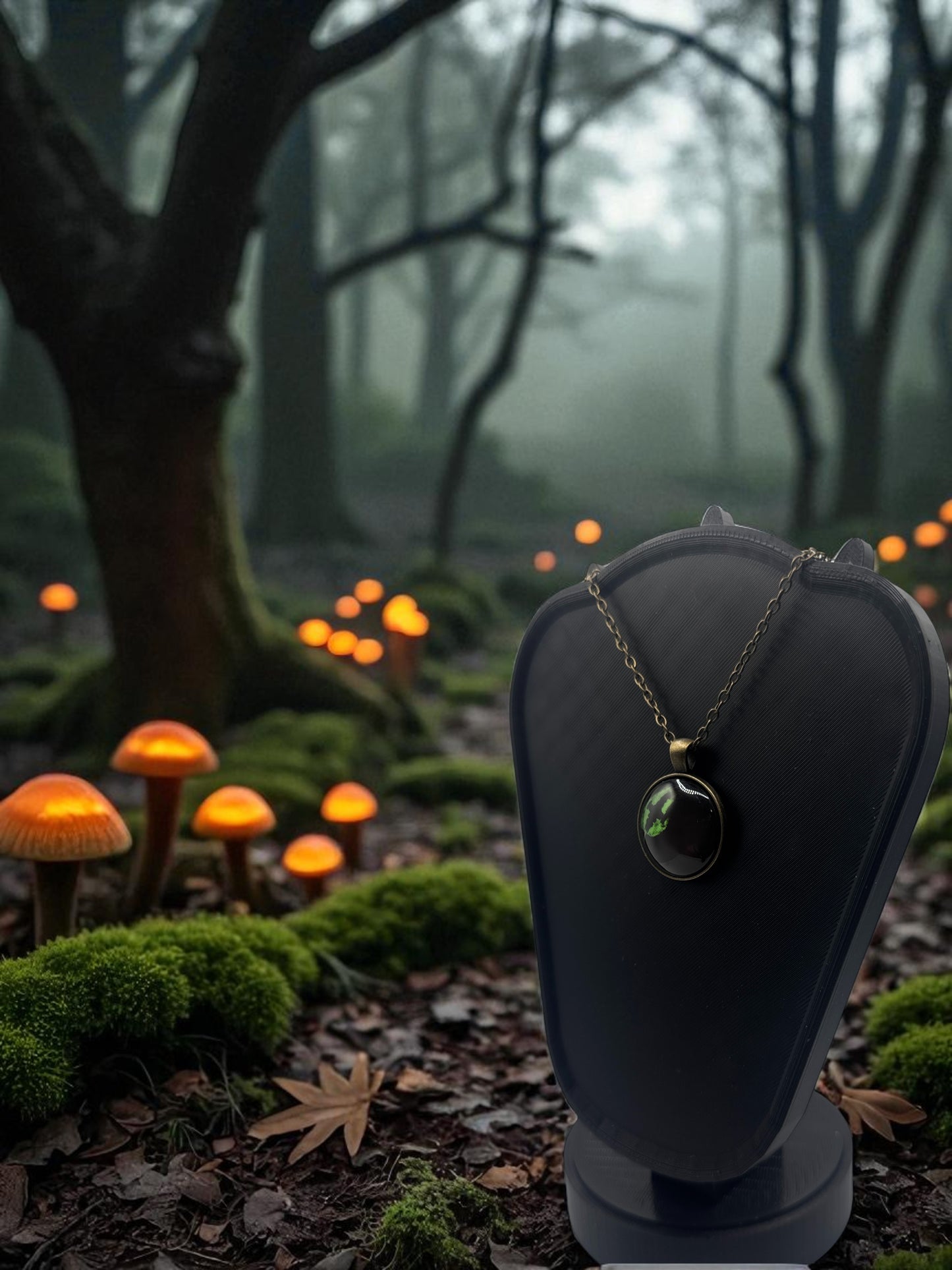 🐾 “Mark of the Wild” — Claw Sigil Glass Pendant Necklace - MacGuffin Shop