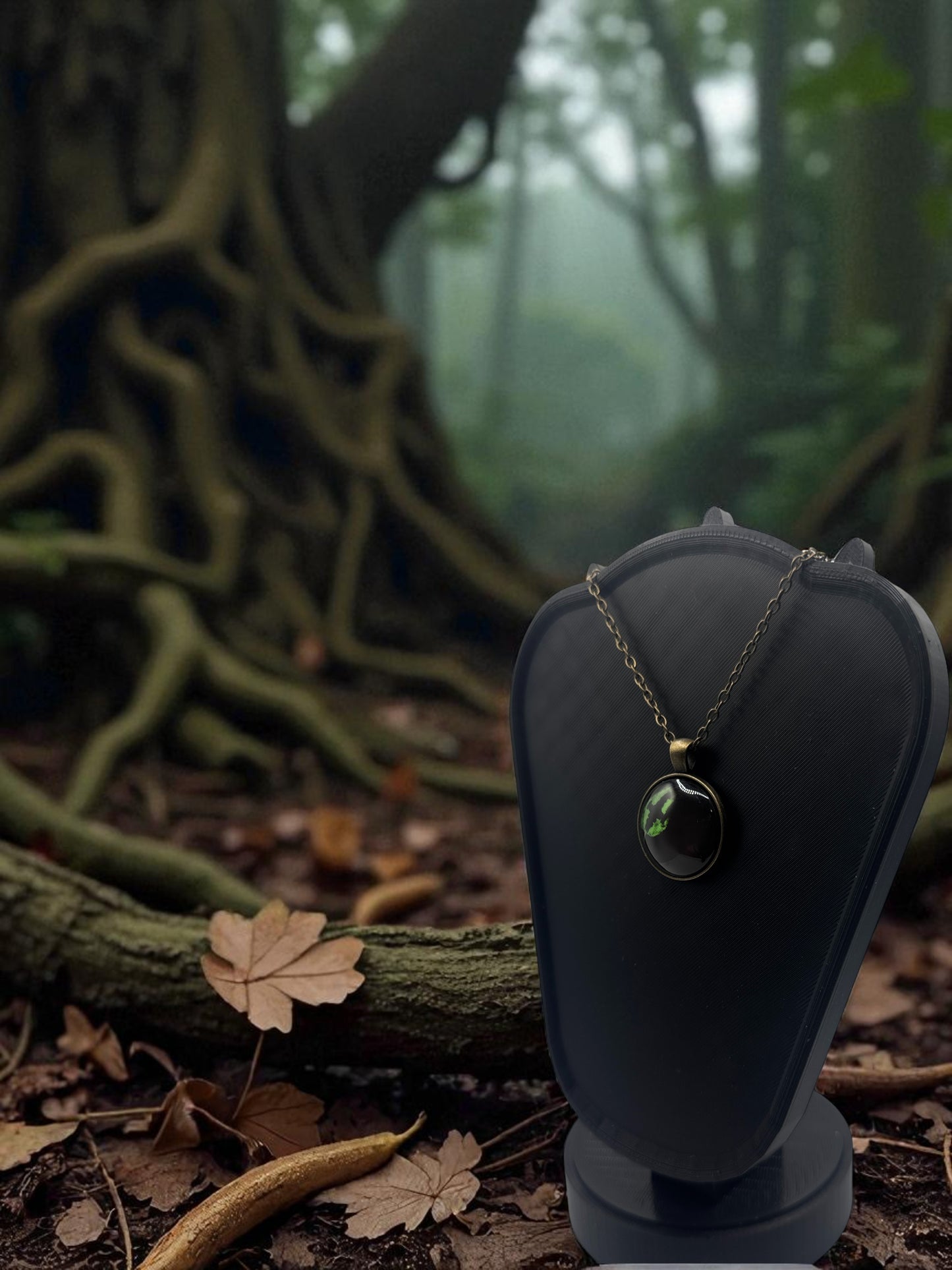 🐾 “Mark of the Wild” — Claw Sigil Glass Pendant Necklace - MacGuffin Shop