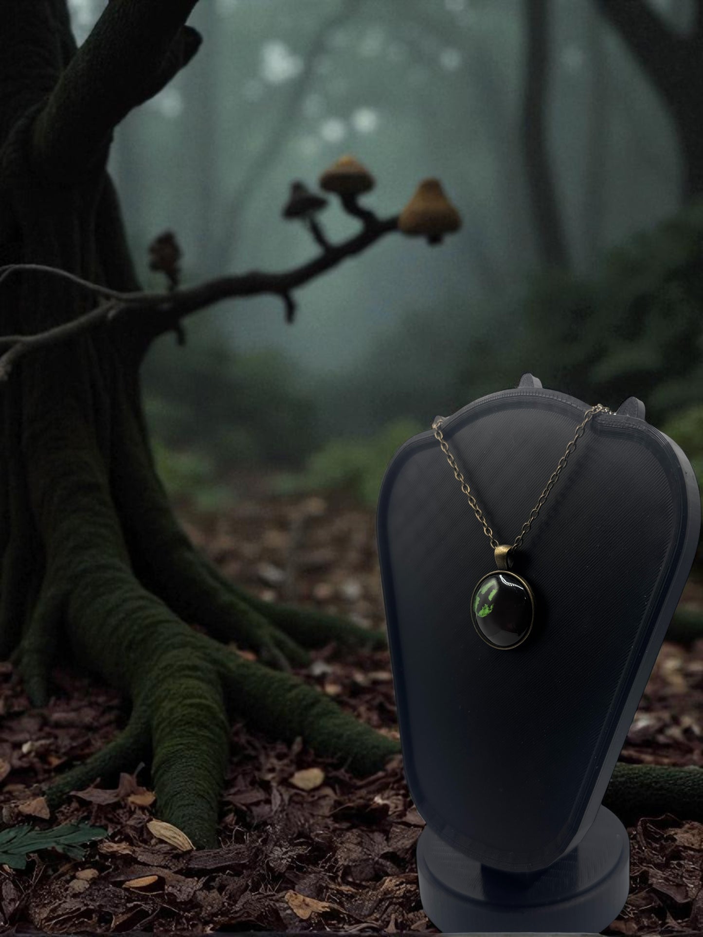 🐾 “Mark of the Wild” — Claw Sigil Glass Pendant Necklace - MacGuffin Shop