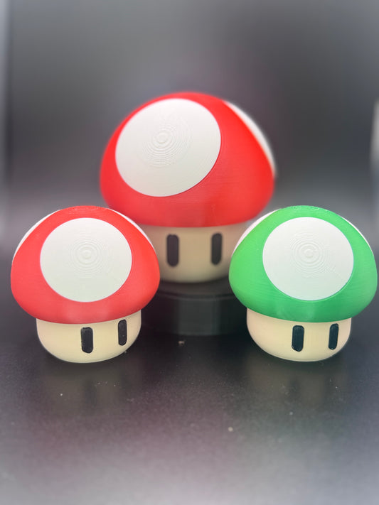 🍄 “Geeky Power-Up” — Super Mario Mushroom Stash Box - MacGuffin Shop