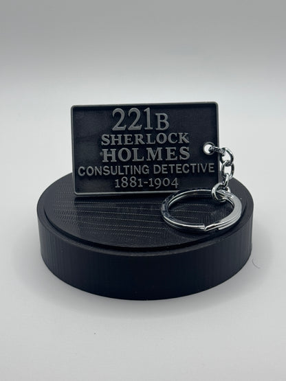 🔑 221B Baker Street Keychain — Pocket’s Worthy Residence - MacGuffin Shop
