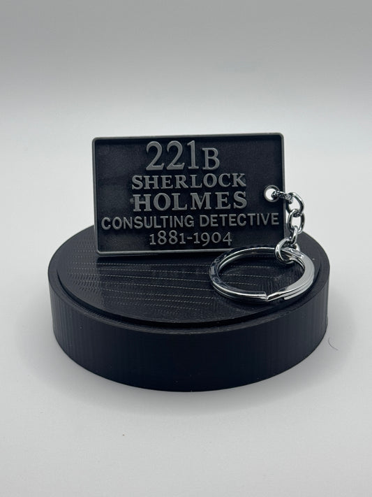 🔑 221B Baker Street Keychain — Pocket’s Worthy Residence - MacGuffin Shop