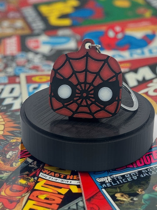 🕷️Spider‑Man Chibi Keychain — Friendly Neighborhood Hero - MacGuffin Shop