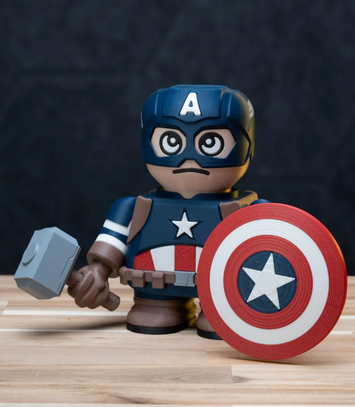 Captain America - Chunkables Action Figure