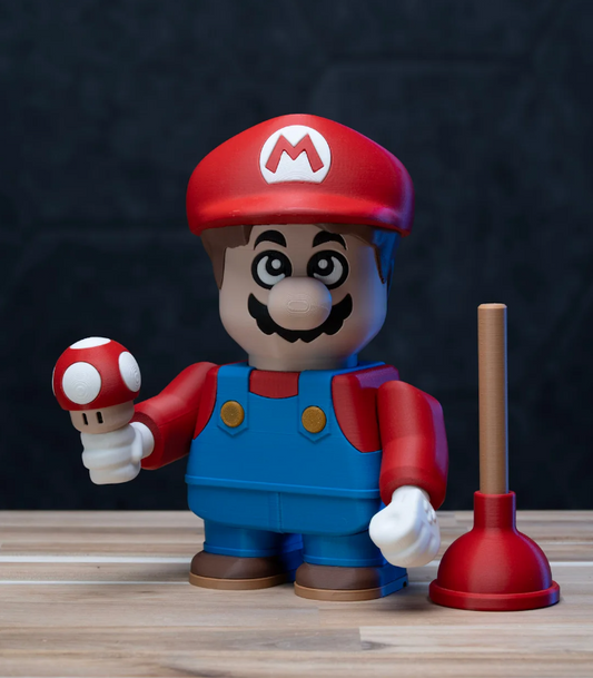 Mario - Chunkables Action Figure