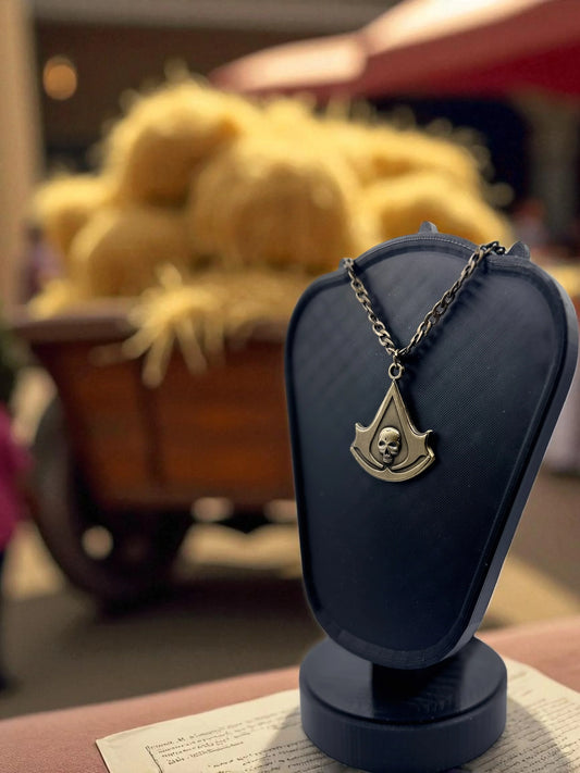 🗡️ “Mark of the Brotherhood” — Assassin’s Creed Pendant Necklace - MacGuffin Shop