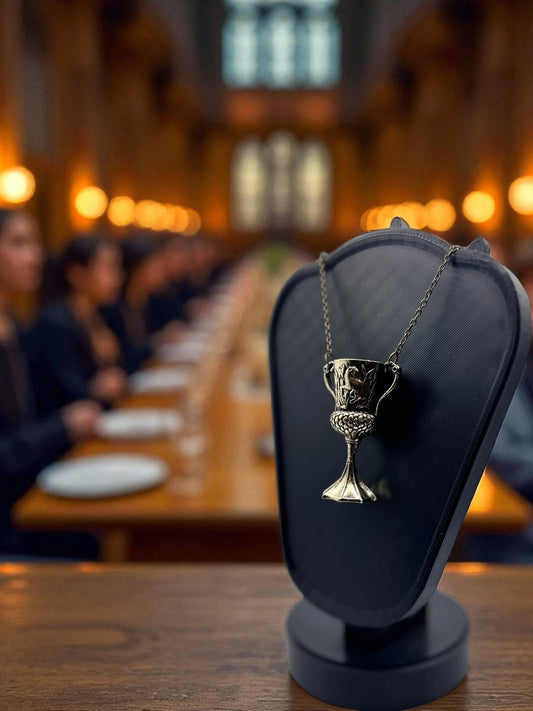 🏆 “Only One Will Hoist the Cup…” — Triwizard Cup Pendant Necklace - MacGuffin Shop