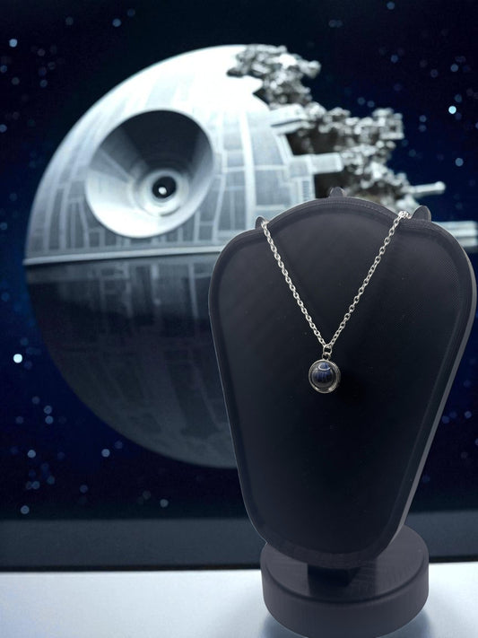 🌑 “That’s No Moon” — Death Star Pendant Necklace - MacGuffin Shop