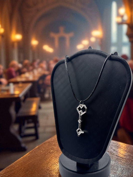 ⛰️“Key to the Mountain” — Dwarven Relic Pendant Necklace - MacGuffin Shop