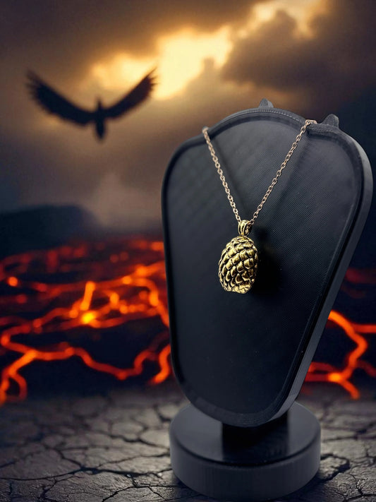 🔥 “Fire and Blood” — Dragon Egg Pendant Necklace - MacGuffin Shop