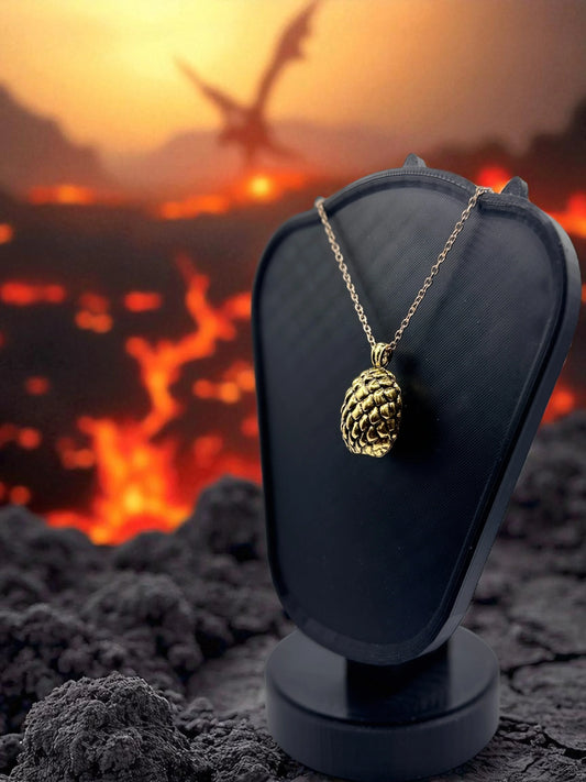 🔥 “Fire and Blood” — Dragon Egg Pendant Necklace - MacGuffin Shop