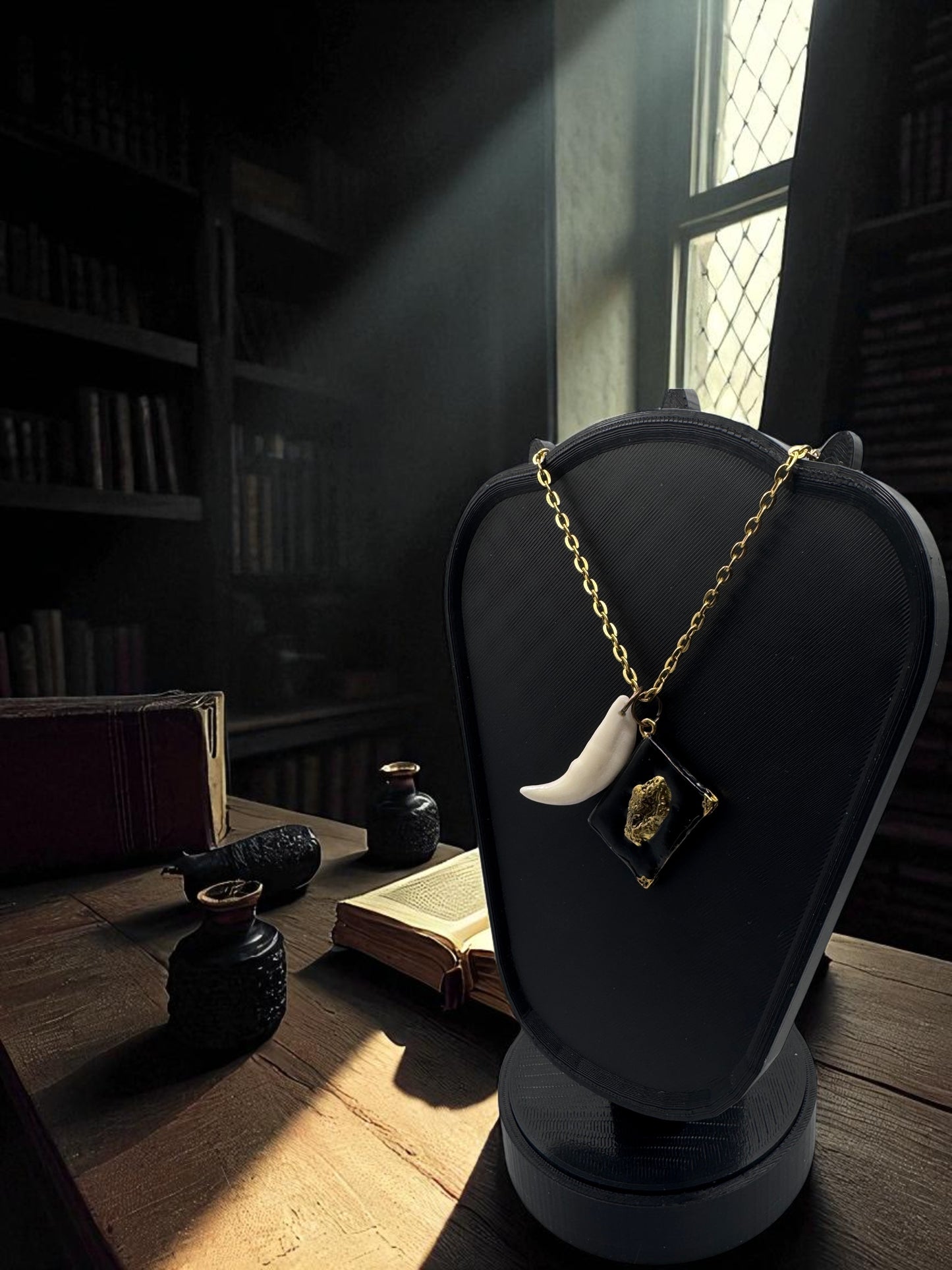 🔮 “The Fang and the Horcrux” — Tom Riddle’s Diary Pendant - MacGuffin Shop