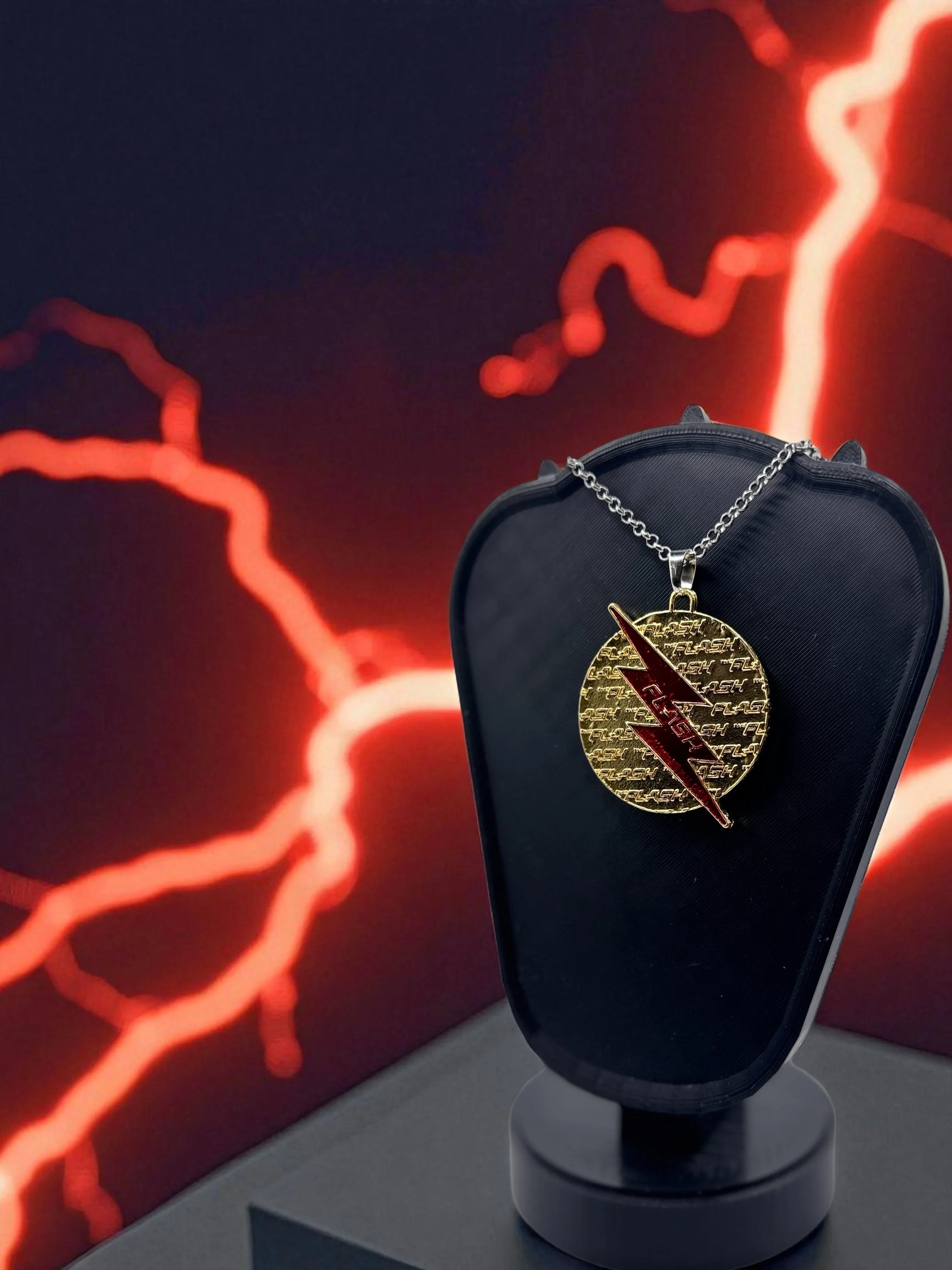 ⚡ "Flashpoint Fusion" — Reversible Flash Pendant Necklace - MacGuffin Shop
