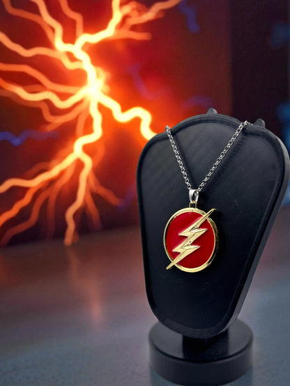 ⚡ "Flashpoint Fusion" — Reversible Flash Pendant Necklace - MacGuffin Shop