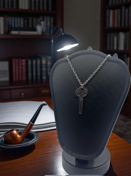 🕵 “Key to Baker Street” — Sherlock Holmes 221B Pendant Necklace - MacGuffin Shop