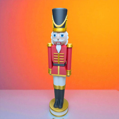 Classic Red and Black Chunkable Nutcracker