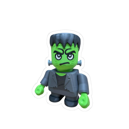 Frankenstein Chunkables Sticker, Cute Halloween Monster Decal, Laptop Decal, Water Bottle Sticker, Scrapbook Decoration, Planner Sticker