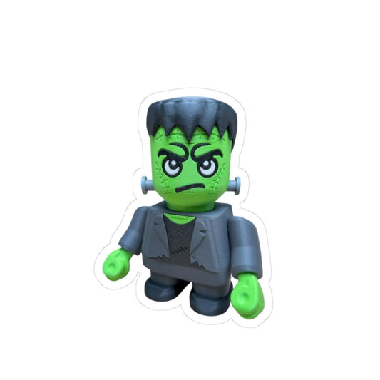 Frankenstein Chunkables Sticker, Cute Halloween Monster Decal, Laptop Decal, Water Bottle Sticker, Scrapbook Decoration, Planner Sticker