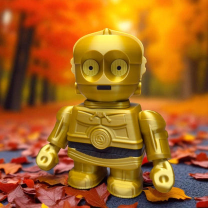 Chunk-3PO: 3D Printed Sci-Fi Droid Figure