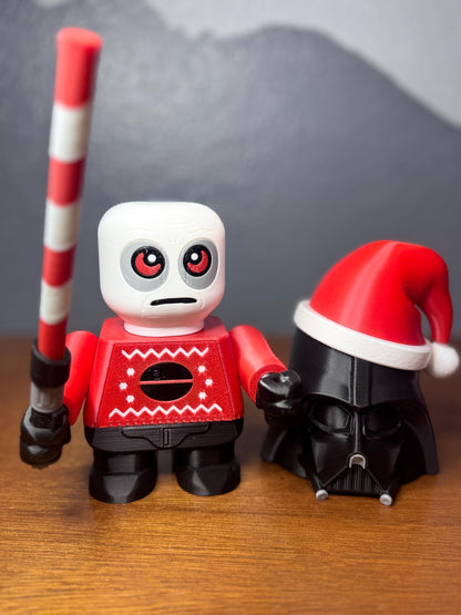 Christmas Darth Vader - Chunkables Holiday Action Figure