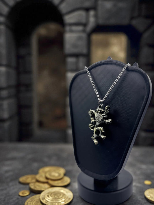 🦁 “The Lion Does Not Ask” — House Lannister Sigil Pendant - MacGuffin Shop