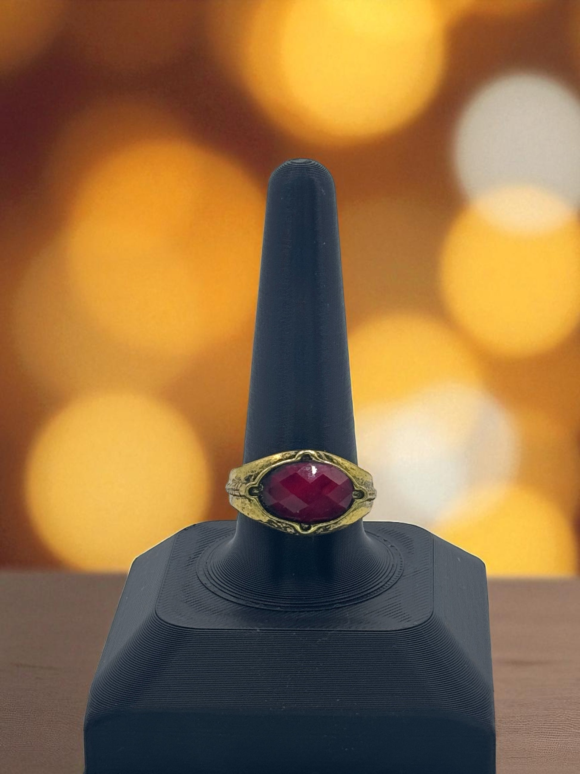 💎 Ruby of the Forgotten Realm — Arcane Fantasy Ring - MacGuffin Shop