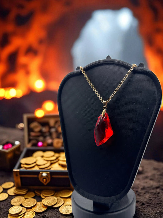 ❤️🔥 “Shard of Power” — Ruby of the Dragonforge Pendant - MacGuffin Shop