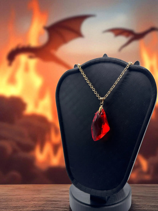 ❤️🔥 “Shard of Power” — Ruby of the Dragonforge Pendant - MacGuffin Shop