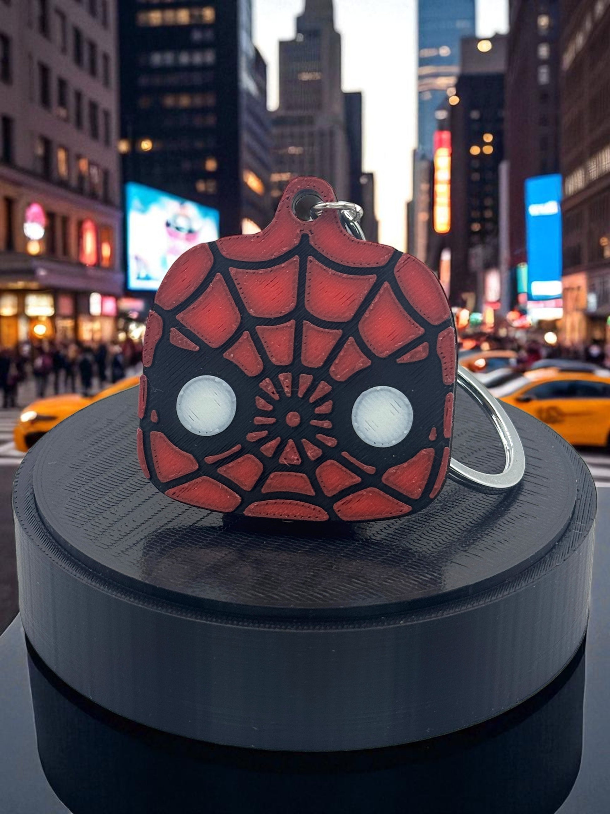 🕷️Spider‑Man Chibi Keychain — Friendly Neighborhood Hero - MacGuffin Shop