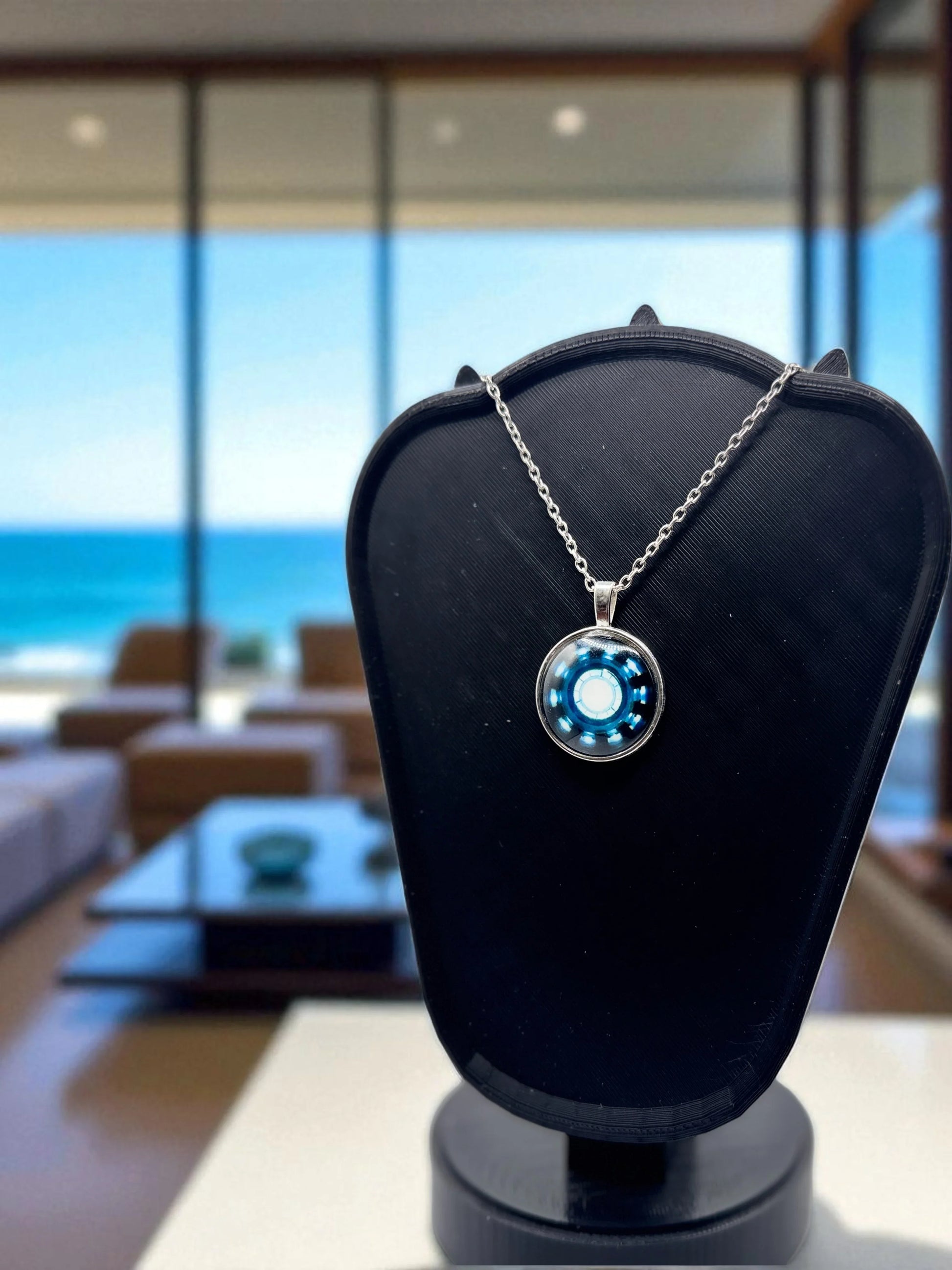 ❤️🔥 “Proof That Tony Stark Has a Heart” — Arc Reactor Pendant Necklace - MacGuffin Shop