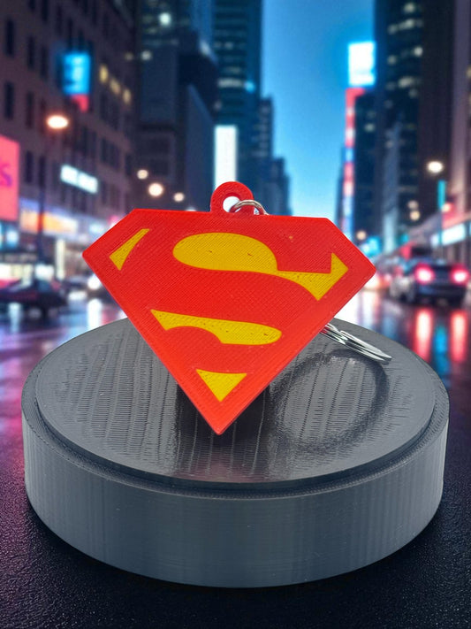 🦸 Superman Emblem — Symbol of Hope Keychain - MacGuffin Shop
